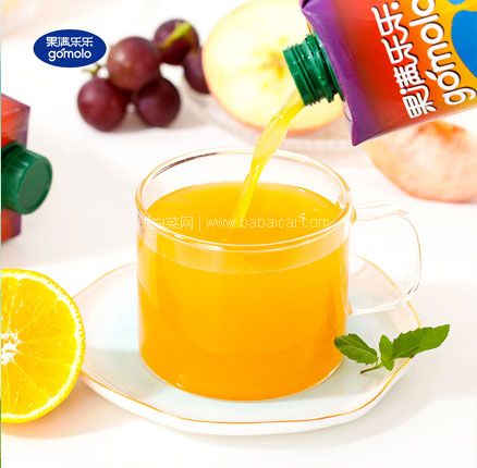 天猫商城：塞浦路斯进口 Gomolo 果满乐乐 100%纯果汁 1L*4瓶 多口味 券后￥29.9元包邮