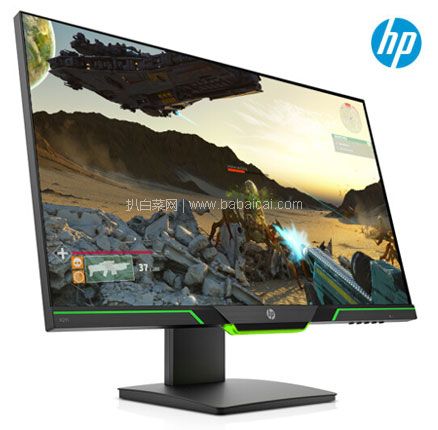京东商城：HP 惠普 暗影精灵 X27I 27英寸 电竞显示器 （2K、144Hz、FreeSync）新低￥1899元包邮
