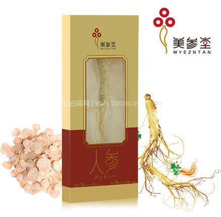 天猫商城:美参堂 滋补营养品长白山5年人参 4~8g/枝 现¥19.9,领¥10优惠券,券后¥9.9元包邮