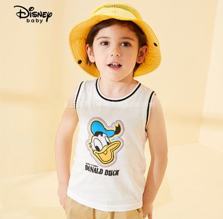 天猫商城：Disney baby 迪士尼 2020新款 男童卡通纯棉背心 90~140cm  现￥59元，领￥30元优惠券，券后￥29元包邮