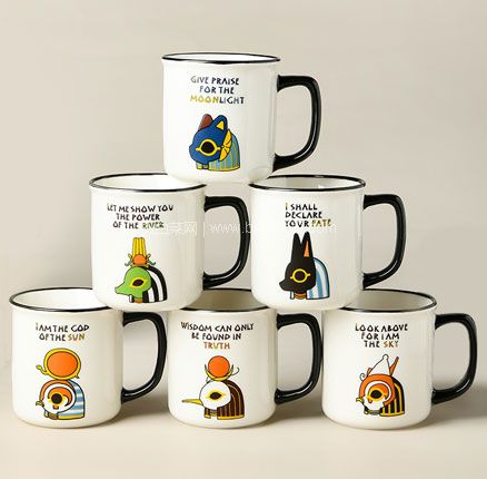天猫商城：爱屋格林&大英博物馆IP联名款 创意个性mini卡通杯 多款 现￥39，领￥10优惠券，券后￥29元包邮