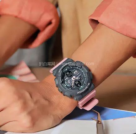 亚马逊海外购:Casio 卡西欧 G-Shock系列 GMA-S140-4AER 女士运动手表,免费直邮含税到手¥509