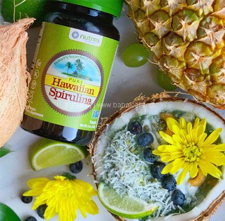 亚马逊海外购：Nutrex Hawaii 纯正夏威夷螺旋藻片500mg*400片  降至新低￥131.65元，直邮含税到手新低￥143.63