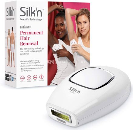 亚马逊海外购：Silk’n Infinity 家用光子激光脱毛仪 40万次发光  降至￥998.72，免费直邮，含税到手约￥1089.6