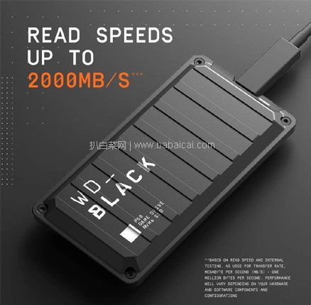 亚马逊海外购：Western Digital 西部数据 WD_Black D10 游戏硬盘12TB  降至新低￥1399元，免费直邮含税到手￥1526