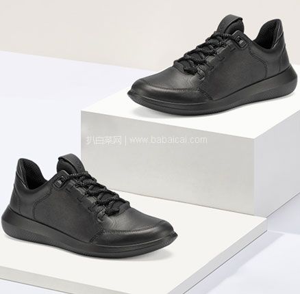 亚马逊海外购：ECCO 爱步 Scinapse 女士真皮休闲运动跑步鞋 降至新低￥490.87，免费直邮含税到手￥535.54