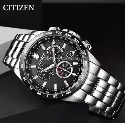 亚马逊海外购：Citizen 西铁城 空中之鹰系列 CB5874-90E 男士三眼计时光动能五局电波手表  降至新低￥2077.94，免费直邮含税到手新低￥2267.03