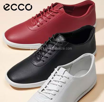 亚马逊海外购：ECCO 爱步 Simpil简约系列 女士简约牛皮平底板鞋  36码，降至￥407.41，免费直邮含税到手￥444.48