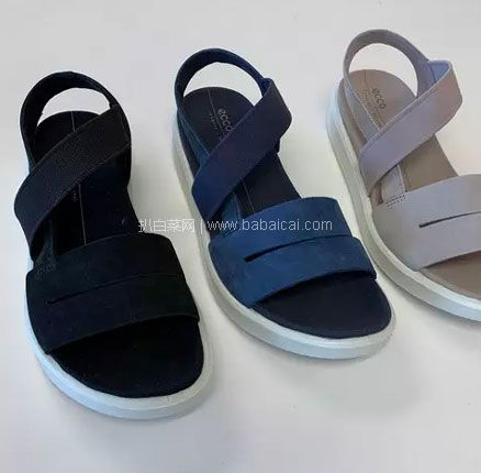 亚马逊海外购：ECCO 爱步 Yuma 女士休闲平底凉鞋  降至￥379.86，免费直邮含税到手￥414.43