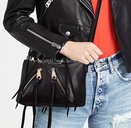 亚马逊海外购：Rebecca Minkoff 瑞贝卡明可弗 Micro真皮单肩手提包 原价$195，降至￥615.59，免费直邮含税到手￥671.6