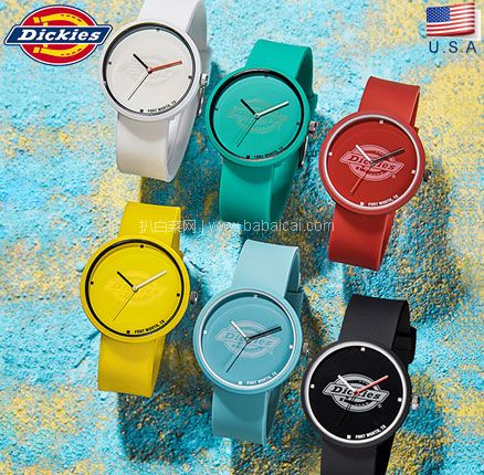 天猫商城：Dickies 帝客 中性款彩色果冻手表 双重优惠后￥169元包邮
