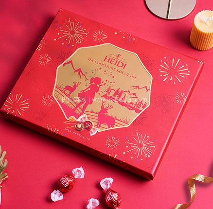 天猫商城：罗马尼亚 HEIDI 赫蒂 巧克力球新年礼盒装 24粒240g 赠礼袋+贺卡预售  券后￥48元包邮