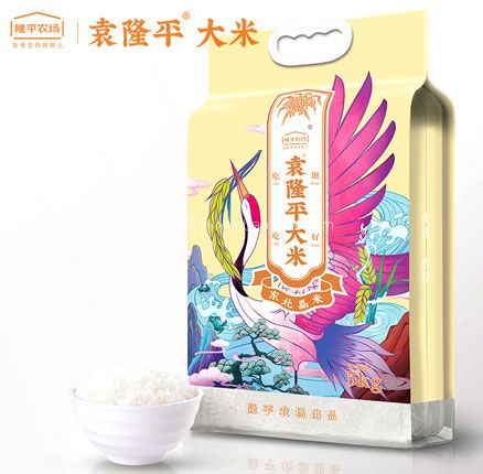 天猫商城：袁隆平大米 隆平农场东北晶米圆粒米 10斤  双重优惠后史低￥34元包邮