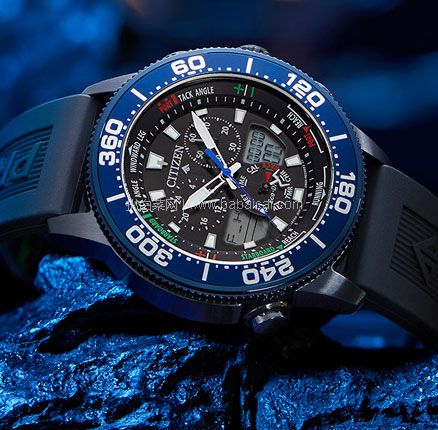 亚马逊海外购：CITIZEN 西铁城 Promaster Marine系列 光动能腕表 JR4065-09E  降至￥1368.87，含税直邮到手￥1493.44