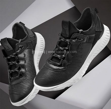 亚马逊海外购：ECCO 爱步 ST.1 Lite 适动轻巧系列 男士缓震休闲跑步鞋  44码，降至￥498.25元