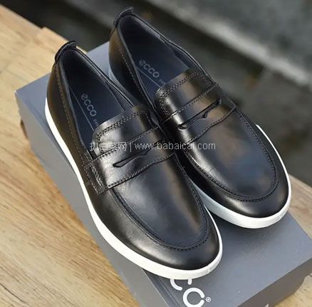 亚马逊海外购：ECCO 爱步 Cathum Penny 凯帝系列 男士一脚蹬乐福鞋   降至￥387.13元，免费直邮含税到手￥422.36
