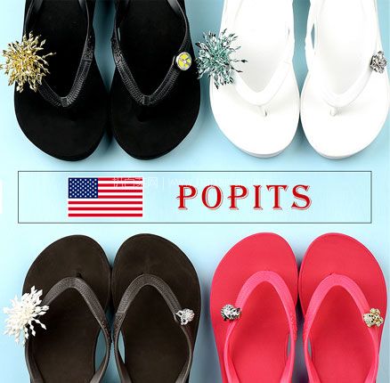 天猫商城:美国轻奢凉拖品牌 Popits 平底人字拖女外穿凉拖 多色 券后¥118元包邮