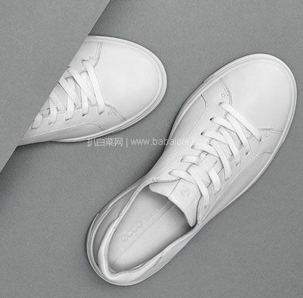 亚马逊海外购:ECCO 爱步 Street Tray街头趣闯 女士真皮系带休闲板鞋 降至新低¥531.74元,直邮含税到手新低¥580.13