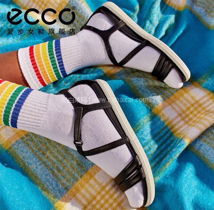 亚马逊海外购:ECCO 爱步 Simpil 简约系列 女士波西米亚沙滩鞋凉鞋 降至¥439.04元,免费直邮含税到手¥479.2