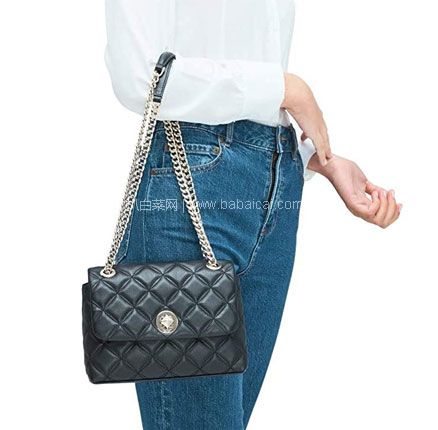 亚马逊海外购：Kate Spade 凯特·丝蓓 Natalia 小号旋锁翻盖链条单肩包 ，免费直邮含税到手￥948.61
