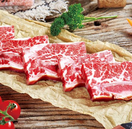 天猫商城：新鲜黑椒牛小排牛仔骨整块 200g*6袋+凑单品  双重优惠后￥120.1元包邮