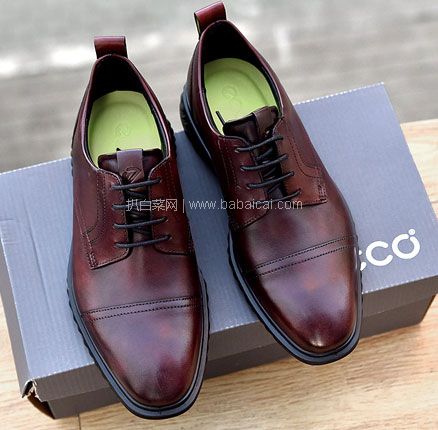 亚马逊海外购：ECCO 爱步 ST.1 Lite 适动轻巧系列 男士系带商务皮鞋 44码，免费直邮含税到手￥599.14