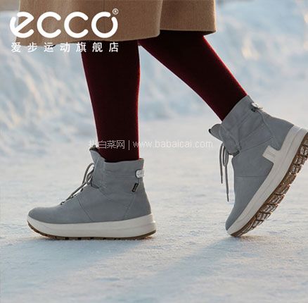 亚马逊海外购:ECCO 爱步 Solice赛冬系列 女士Gore-Tex 牦牛皮抓地防滑雪地靴,免费直邮含税到手¥618.02