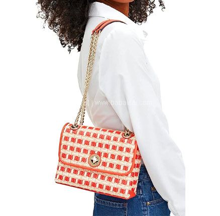 亚马逊海外购：Kate Spade 凯特·丝蓓 Natalia 格纹粗花呢小号链条单肩包，免费直邮含税到手新低￥824.24