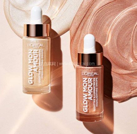 亚马逊海外购：L’Oréal Paris 巴黎欧莱雅 Glow Mon Amour 滴管液体高光液 #01 sprakling love，含税直邮到手￥77.49