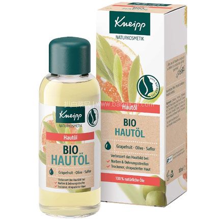 白菜！新包装 Kneipp 克奈圃 再生平复按摩精油 100mL，直邮含税到手￥70.34
