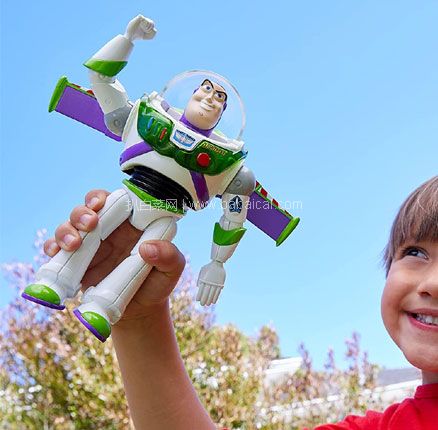 亚马逊海外购:《玩具总动员4》翅膀巴斯光年 发声可动玩具公仔,直邮含税到手¥113