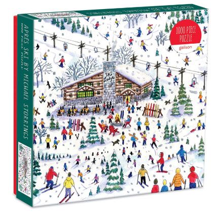 亚马逊海外购：Galison Michael Storrings Apres滑雪场 1000片拼图  到手新低￥100.91