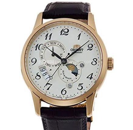 亚马逊海外购：ORIENT 东方双狮 SUN&MOON 男士机械表 RA-AK0002S，直邮含税到手￥1177.01