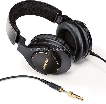亚马逊海外购:Shure 舒尔 SRH840A 全封闭头戴式录音室耳机 Prime会员94折,直邮含税到手¥832.53