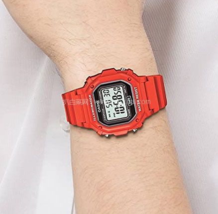 Casio 卡西欧 F108WHC-7BCF 中性复古石英表,凑单直邮含税到手新低¥90.08
