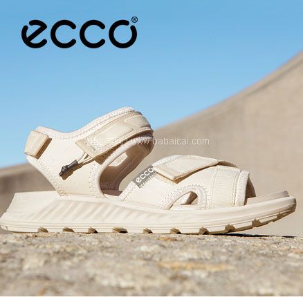 亚马逊海外购：ECCO 爱步 Exowrap 女士户外魔术贴凉鞋，直邮含税到手￥413.36