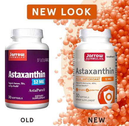 Jarrow Formulas 杰诺 虾青素软胶囊 12mg*30粒，直邮含税到手￥128.69
