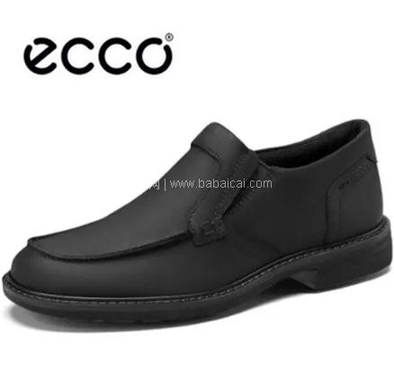 ECCO 爱步 2023年新款 Turn II扭转系列 男士一脚蹬防水皮鞋，直邮含税到手￥561.57
