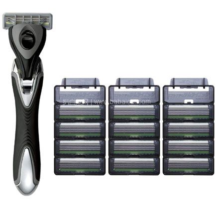 日本产 Feather 羽毛 F System Samrai Edge 男士手动剃须刀 1刀架+13刀头，直邮含税到手￥133.54