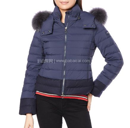 日本时尚品牌 Tatras 塔特拉斯 Varena 女士带毛领连帽羽绒服,貂子毛领/波兰90%白鹅绒填充 直邮含税到手¥2691.54