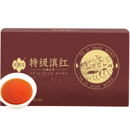 祥源茶 云南凤庆特级滇红茶 80g/盒 券后新低￥8.8元包邮