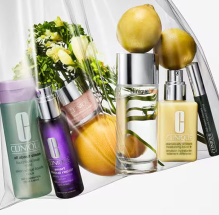 美国Clinique倩碧官网：Clinique 升级6.5折起+送8件礼(含50ml紫光精华) 光子镭射光子瓶$44