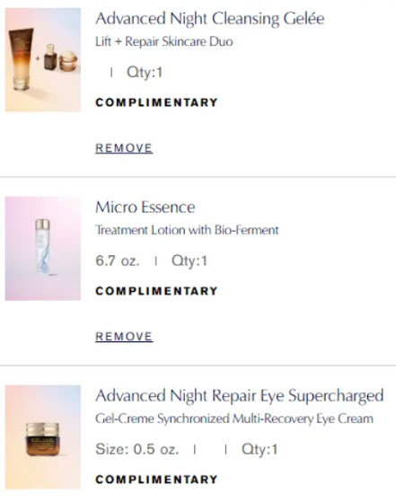 Estee Lauder雅诗兰黛美国官网：Estee Lauder 送夏季赠品礼包大集合 含正装眼霜+微晶水