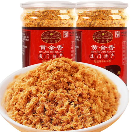 中华老字号 厦门鼓浪屿特产 黄金香 香酥肉松 200g*2罐  券后￥24.3包邮（折合￥12.15元/罐）