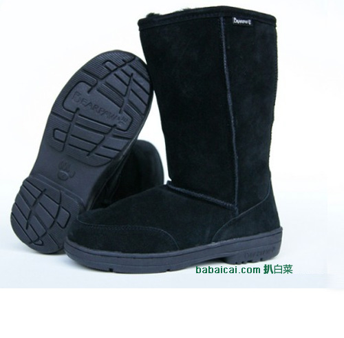 BEARPAW Meadow 熊爪 山羊皮雪地靴(原价$69.99，现5.8折)，公码7.5折后$30.32