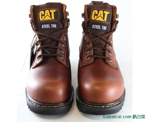 Caterpilla 卡特彼勒 6″ 最经典的钢头工装靴（原价$105，现6.7折）,公码7.5折后$52.68