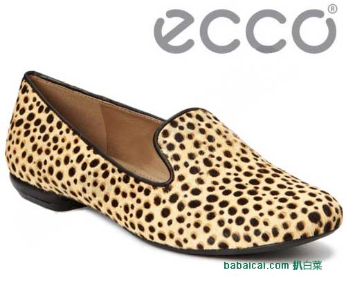 ECCO 爱步 珀斯系列豹纹女鞋(原价$149.95，现5折$74.96)，可满百7折后实付$52.47