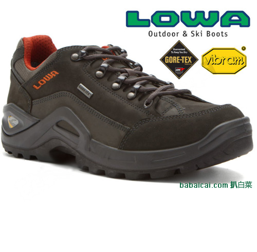 LOWA Renegade II 经典款 男士低帮徒步鞋（原价$178.95，现7.2折），公码7.5折后$113.6