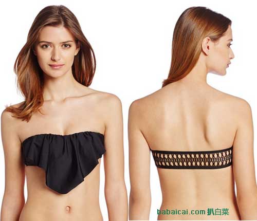 历史新低！Ella Moss 黑色抹胸 M码起原价$68 现历史新低$13.6