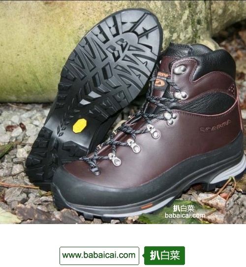 大脚有福，SCARPA 男式徒步靴（Cocona+Vibram）